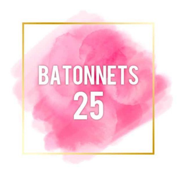 25 Bâtonnets 