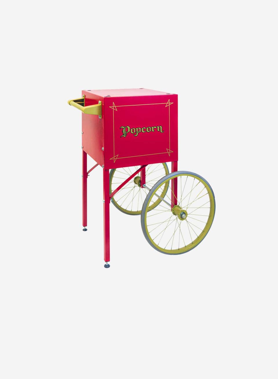 Location machine à popcorn - chariot de présentation