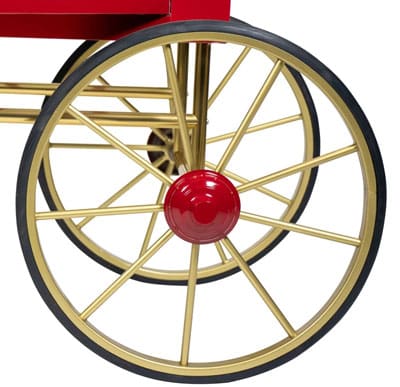 Chariot pour machine à pop corn