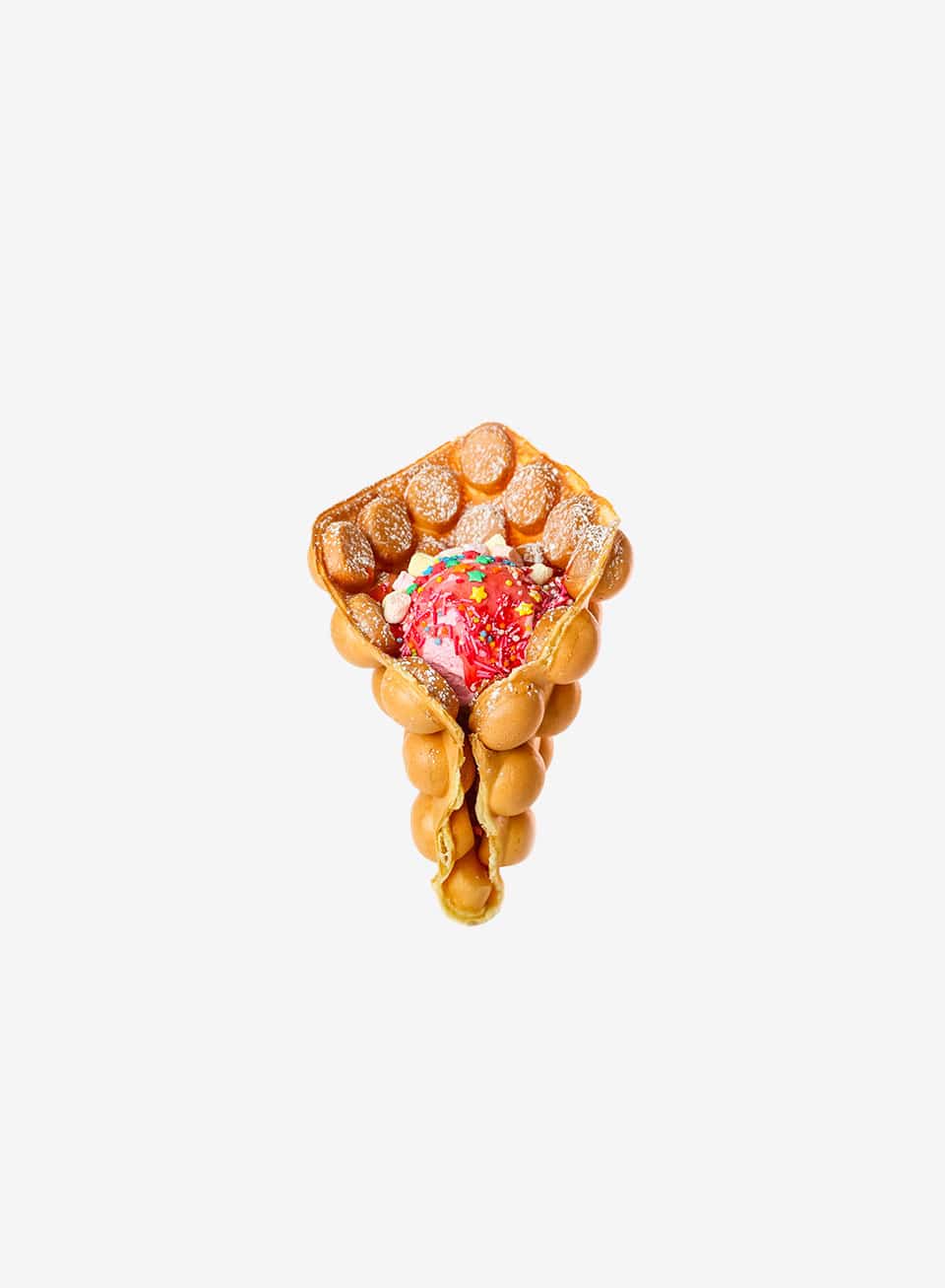 Bubble Waffle prêt à manger