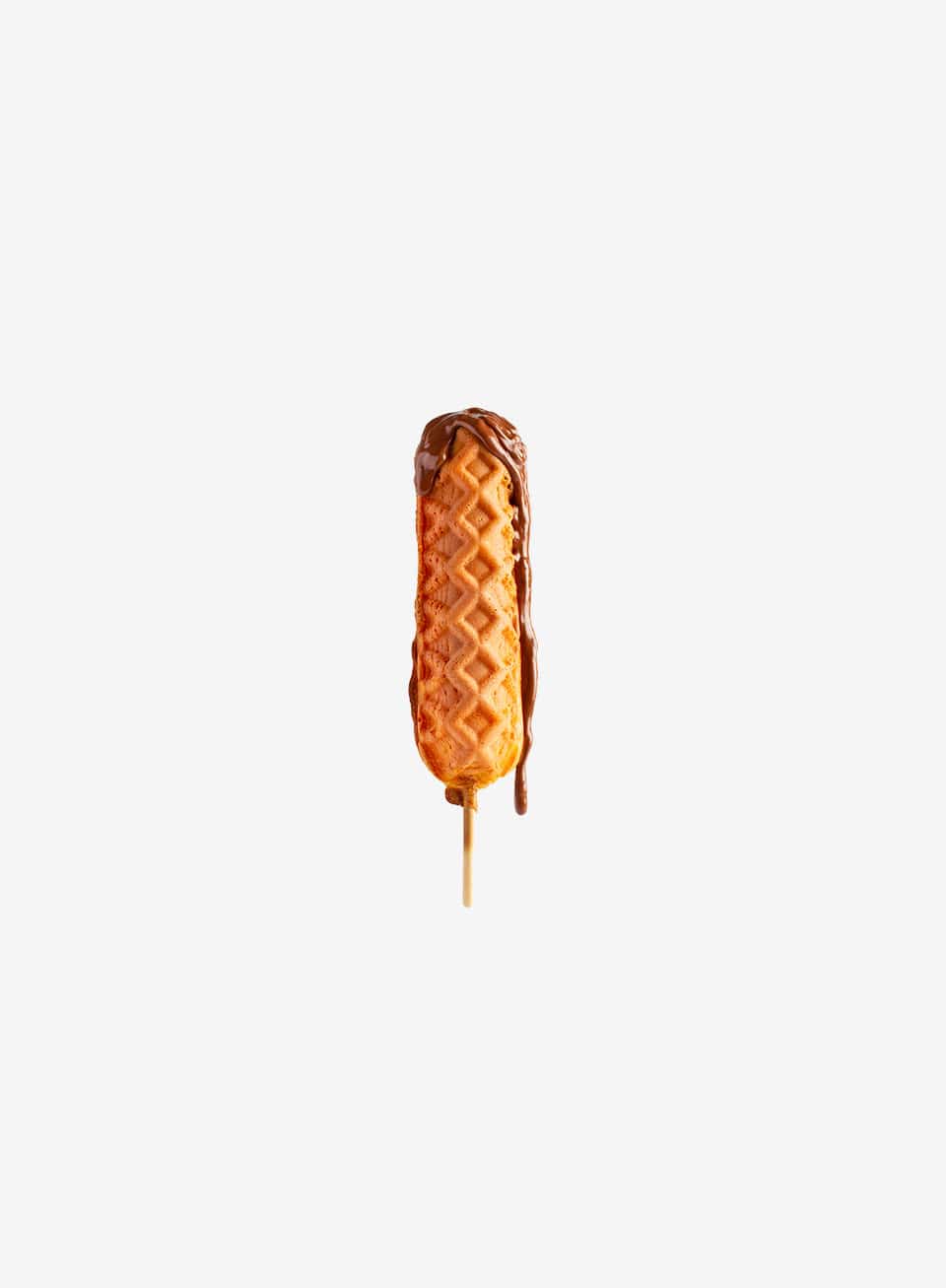 Gaufre sucette - lollipop fourrée
