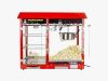 Machine à Popcorn moyenne avec étagère chauffante